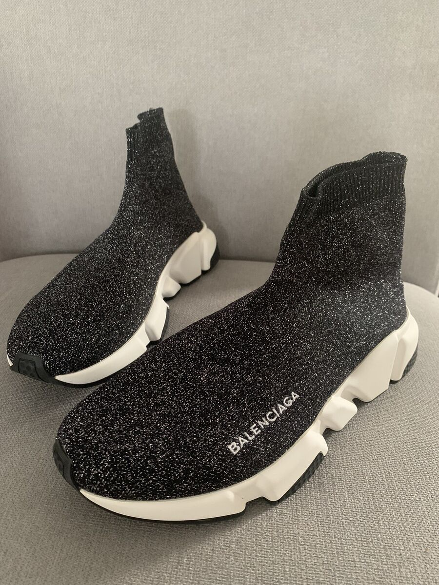 Balenciaga Speed Trainer Black Glitter (Women's) 593698W1V911891 review JACK