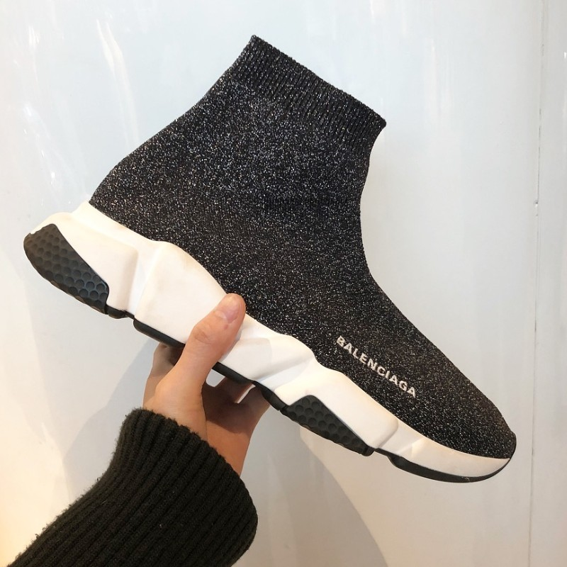 Balenciaga Speed Trainer Black Glitter (Women's) 593698W1V911891 review Jeff