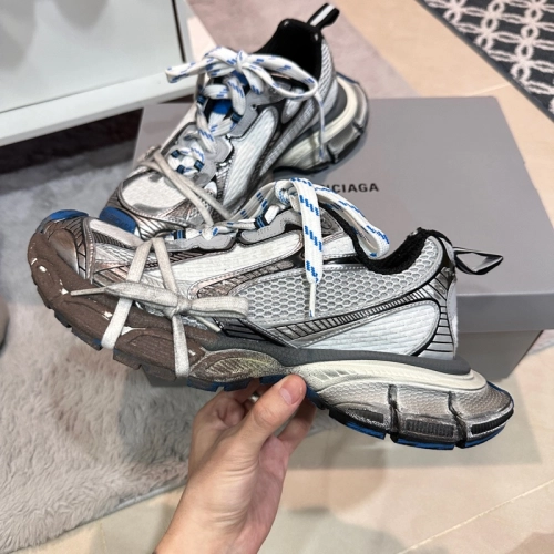 Balenciaga 3XL Grey White Blue  734734 W3XL5 1214 review 