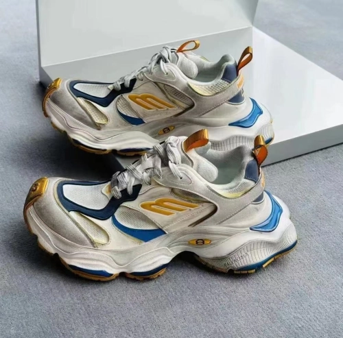 Balenciaga White Blue Yellow  785754 W2MV1 9174  review 