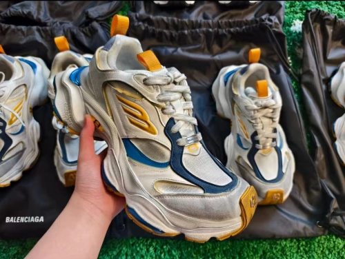 Balenciaga White Blue Yellow  785754 W2MV1 9174  review 