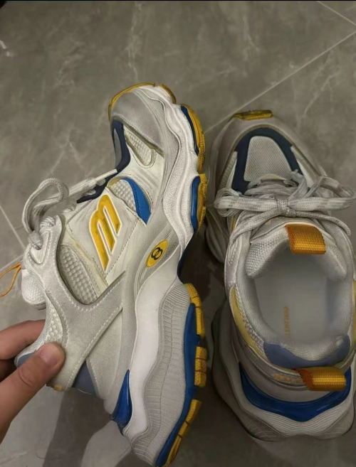 Balenciaga White Blue Yellow  785754 W2MV1 9174  review 