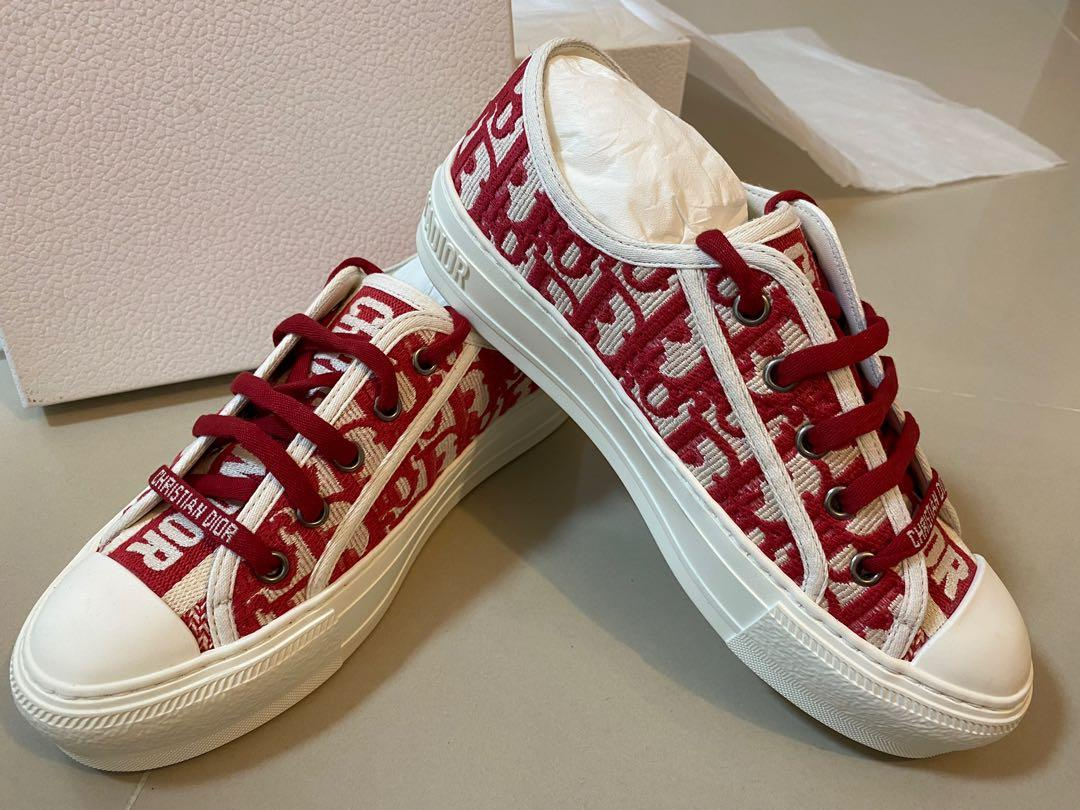 Dior Walk'N'Dior Oblique Red Canvas (Women's)  KCK211OBE_S16V review Norton