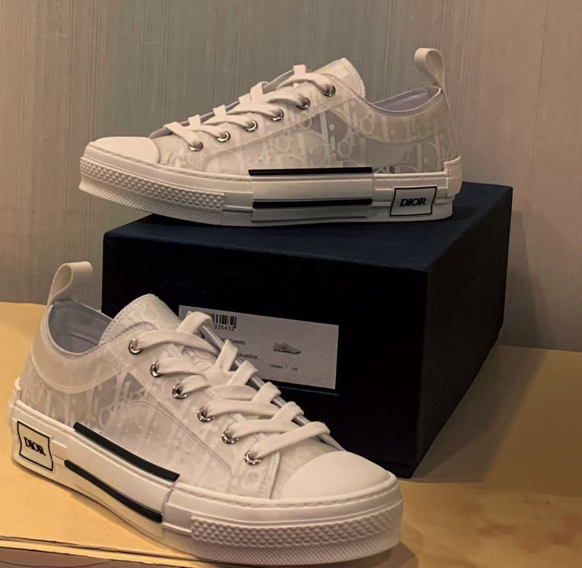 Dior B23 Skater Low Top Cream Dior Oblique Jacquard 3SN292ZUY_H800 review addy