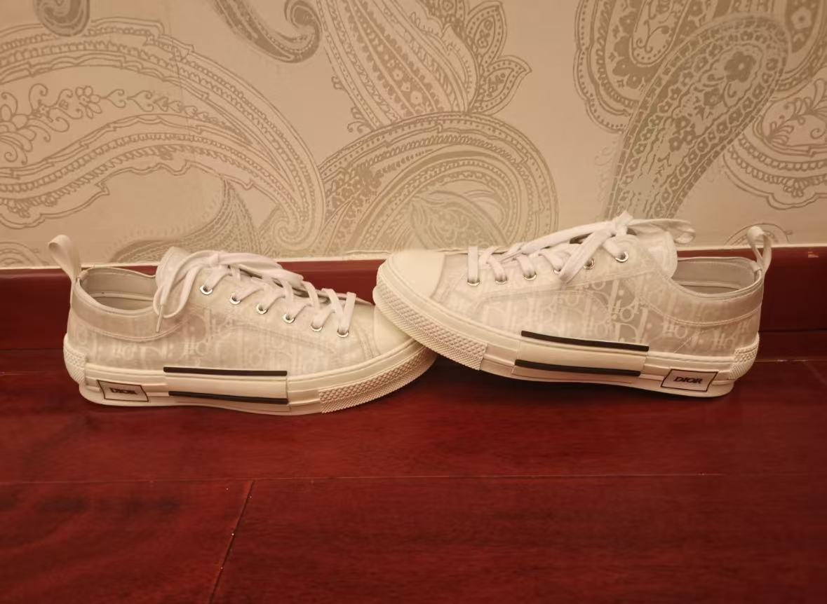 Dior B23 Skater Low Top Cream Dior Oblique Jacquard 3SN292ZUY_H800 review mo