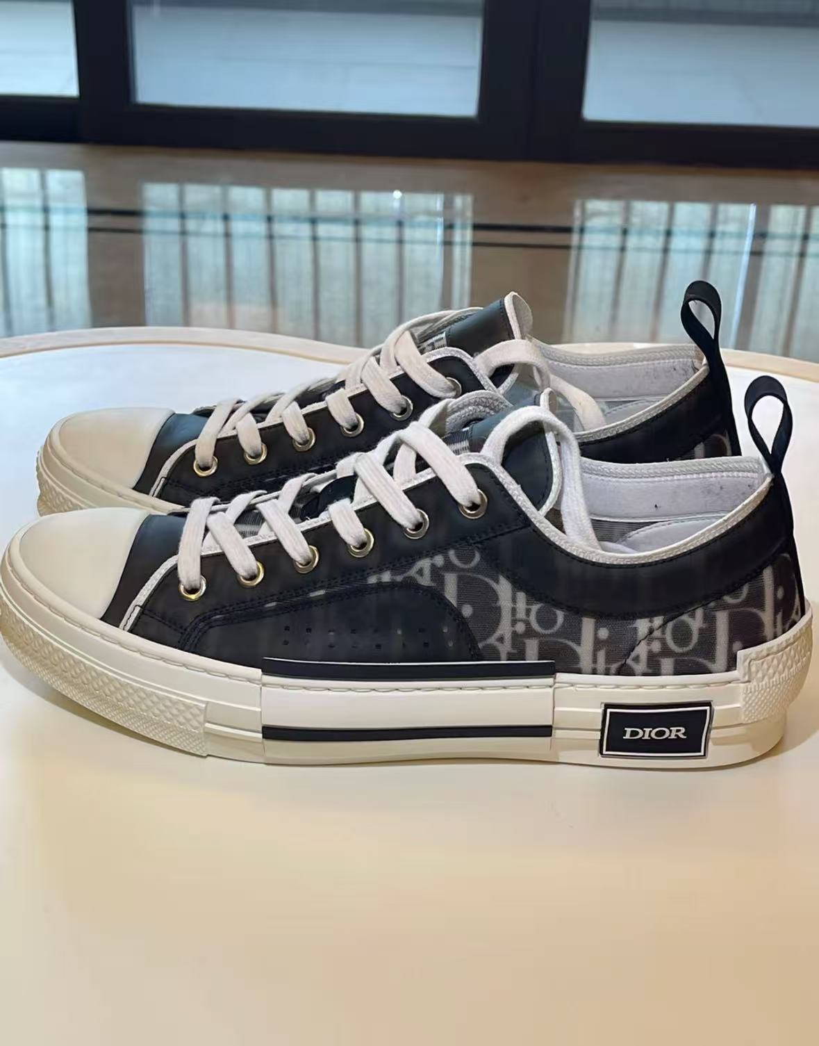 Dior B23 Low Black White Oblique 3SN249YJP_H961 review intion