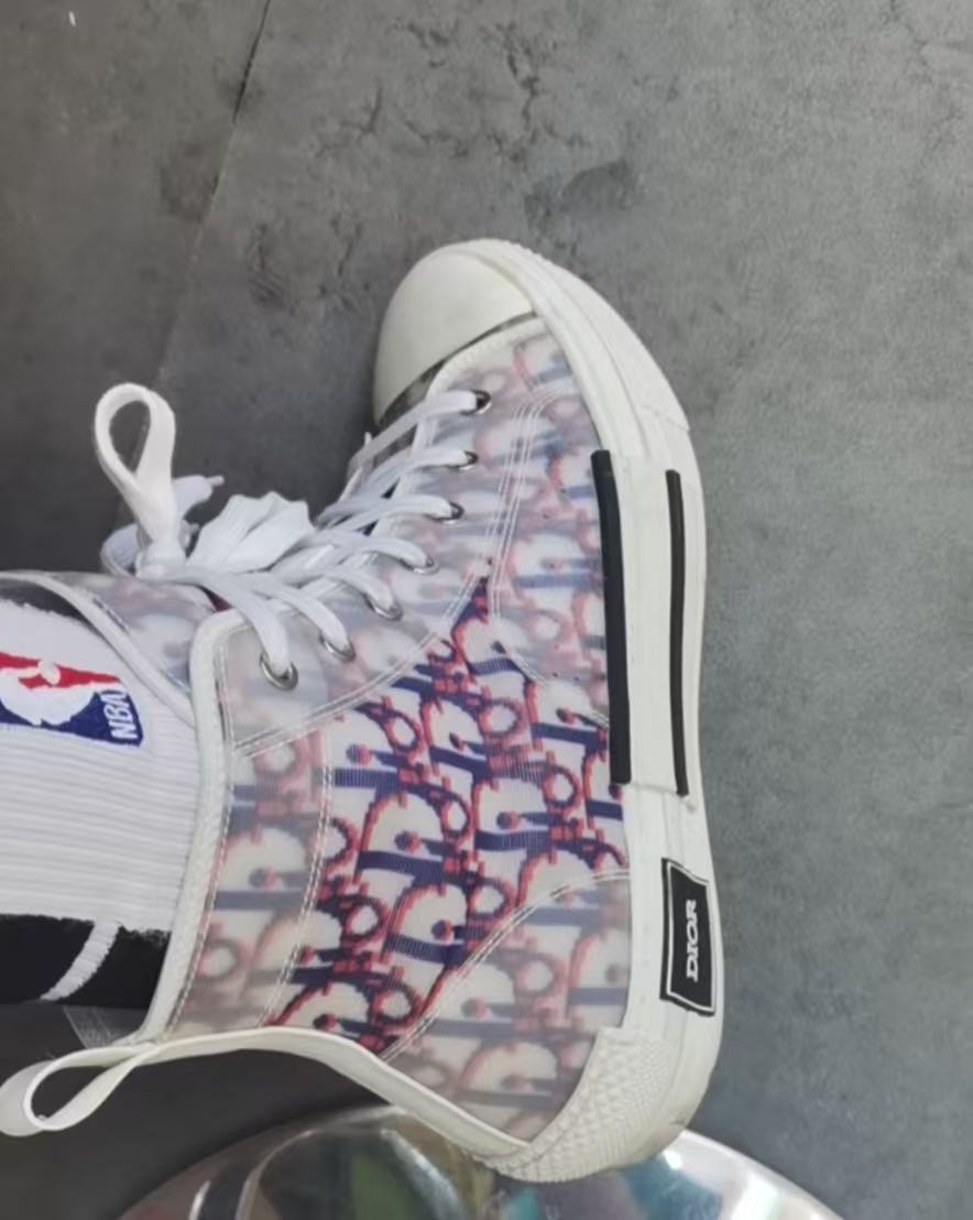 Dior B23 High Top Red Blue Oblique  3SH118YTG_H563 review ney