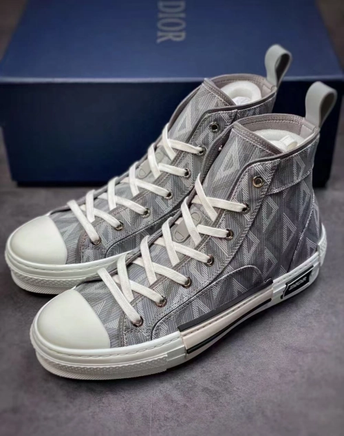 Dior B23 High Top Gray CD Diamond 3SH118ZPP_H868 review 