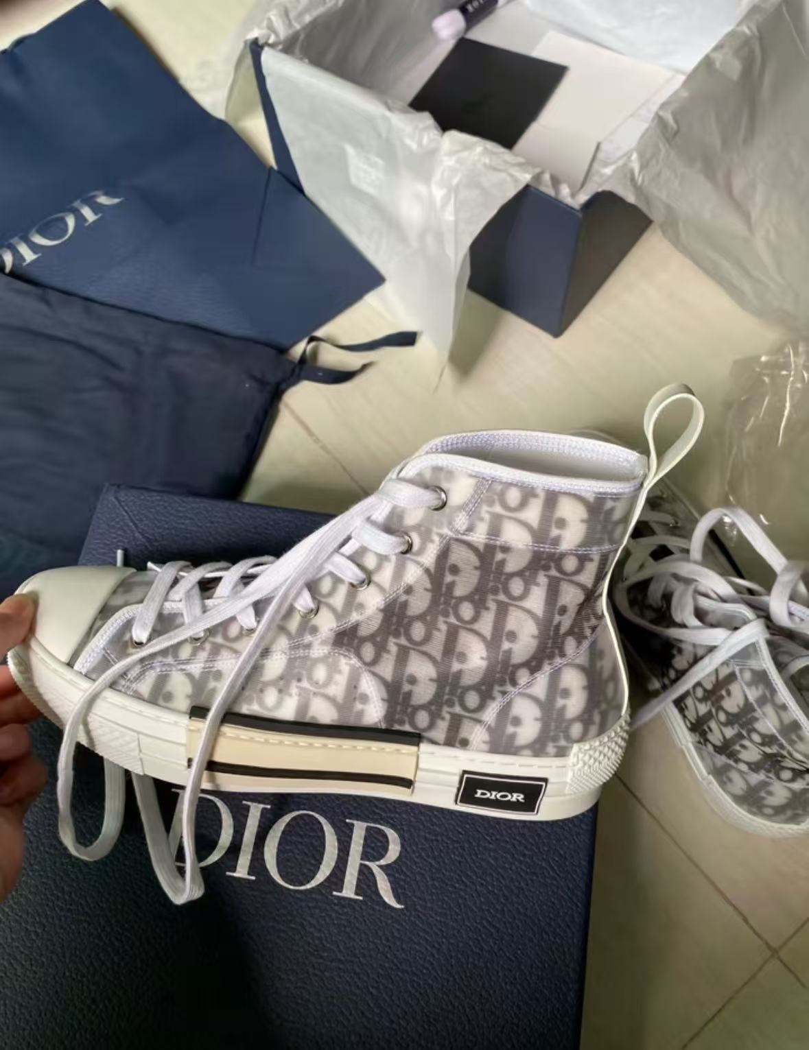 Dior B23 High Top Logo Oblique  3SH118YJP_H069 review oby