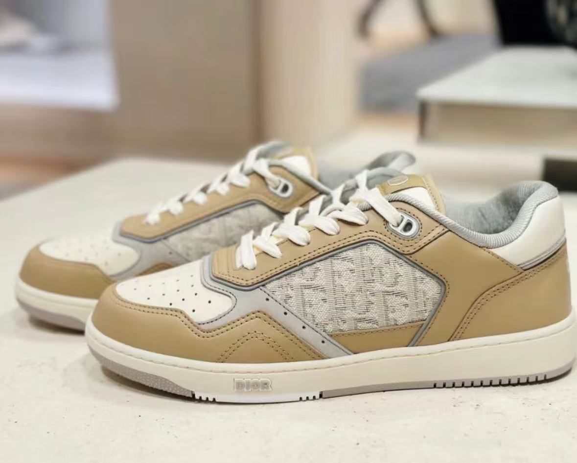 Dior B27 Low-Top Beige Cream Calfskin 3SN272ZIJ_H610 review rner