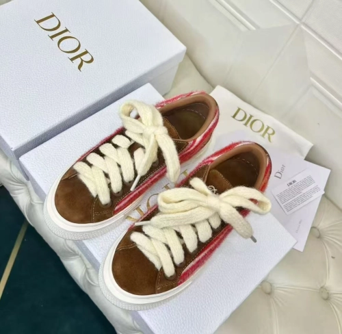 Dior B33 Denim Tears' B33 Sneakers Release Brown Red Stripes 3SN272 ZIR1 6536  review 