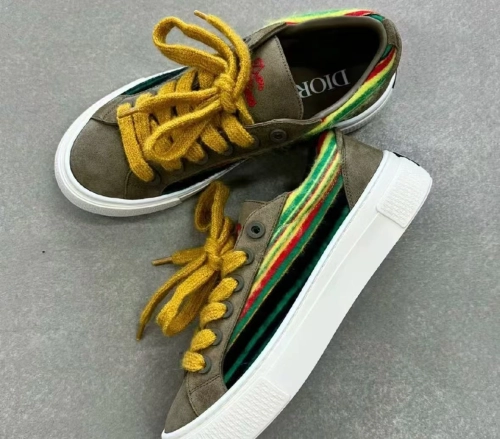 Dior B33 Denim Tears' B33 Sneakers Release Brown Stripe 3SN272 ZIR1 6536 review 