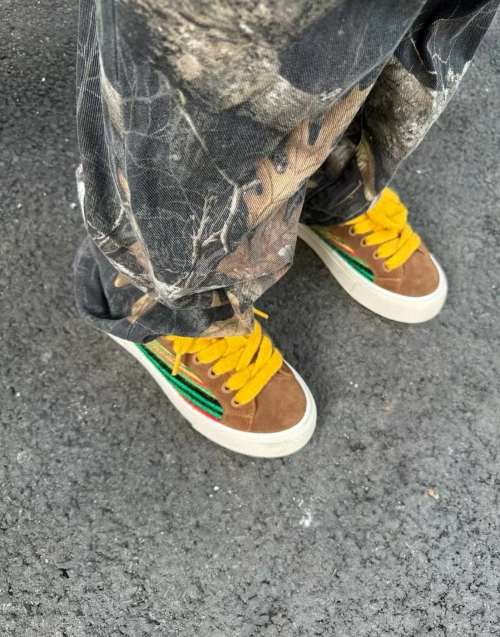 Dior B33 Denim Tears' B33 Sneakers Release Brown Stripe 3SN272 ZIR1 6536 review 