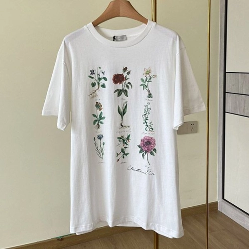 Dior Floral Specimen Print Short Sleeve White review 