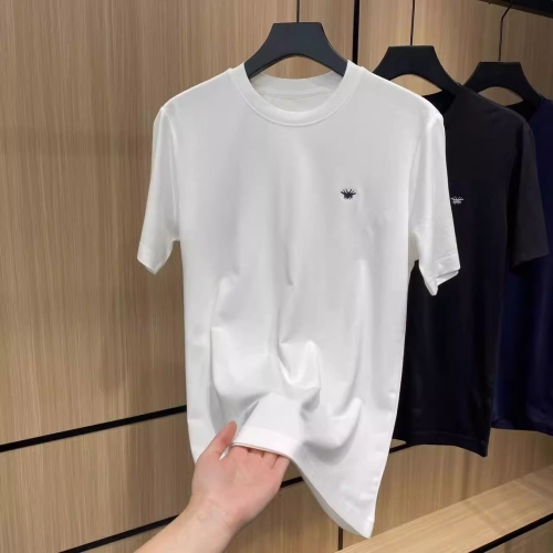 Dior classic bee embroidered short sleeve white review 