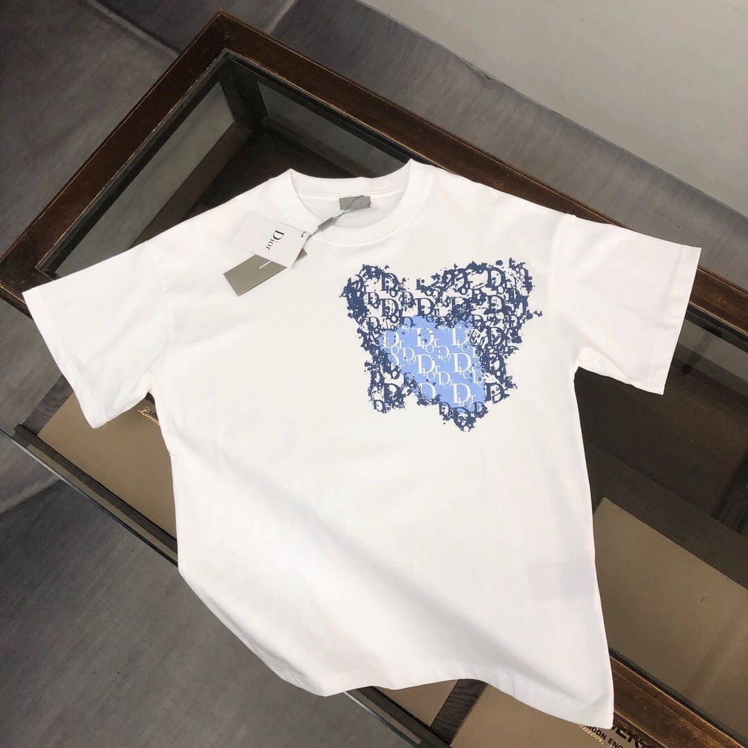 Dior Heart Print Short Sleeve White review oine
