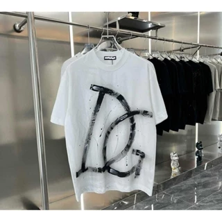Dior Graffiti Letters Print Short Sleeve White review nas