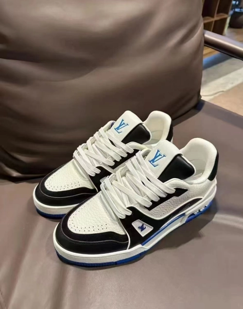 Louis Vuitton Trainer Black Blue  GO1220 review 