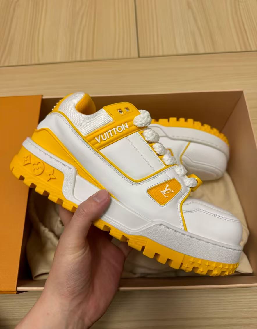 Louis Vuitton White Yellow review gela