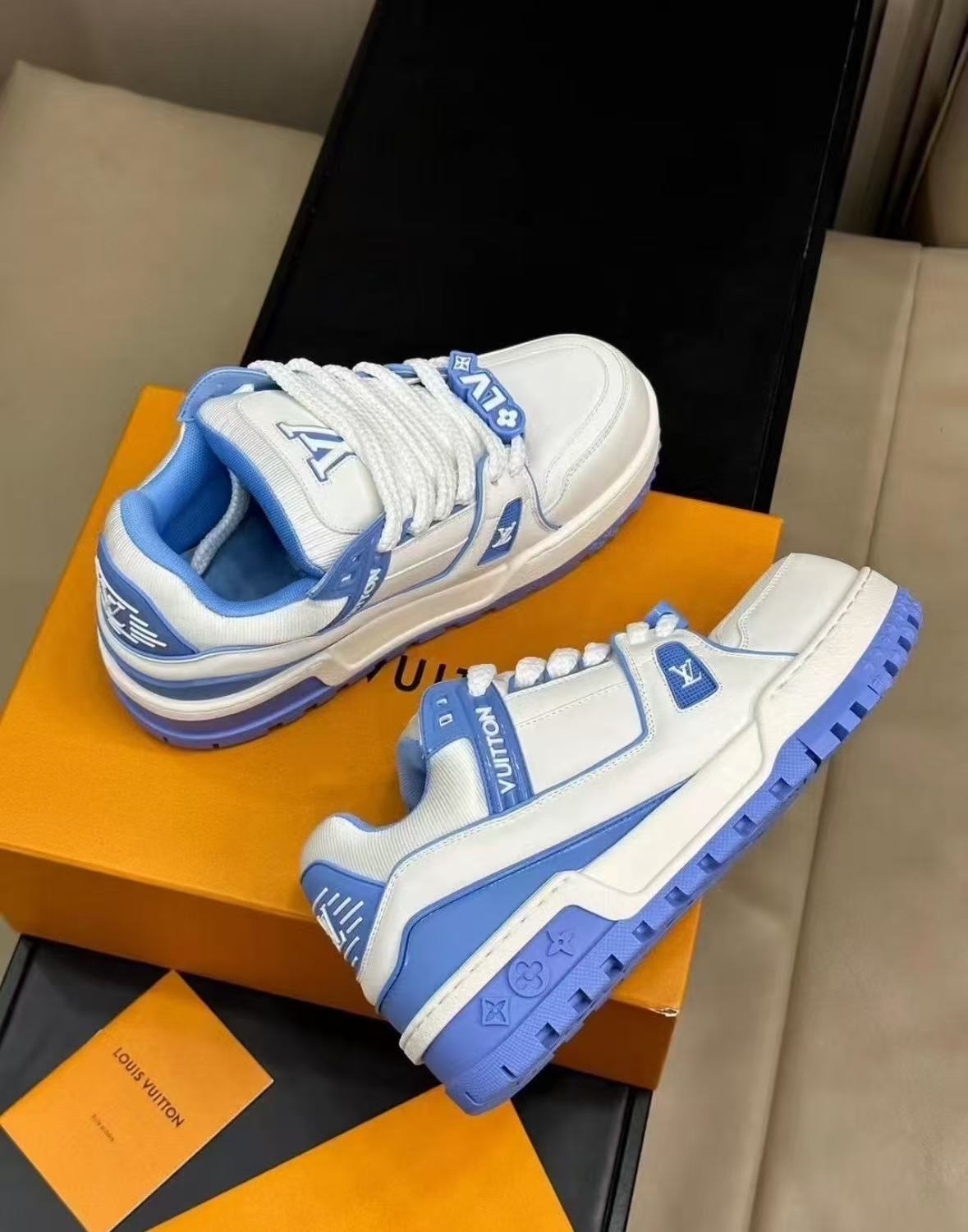 Louis Vuitton White Blue review shley