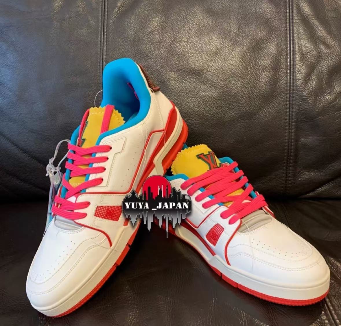 LOUIS VUITTON Trainer Yellow Blue  review Betty