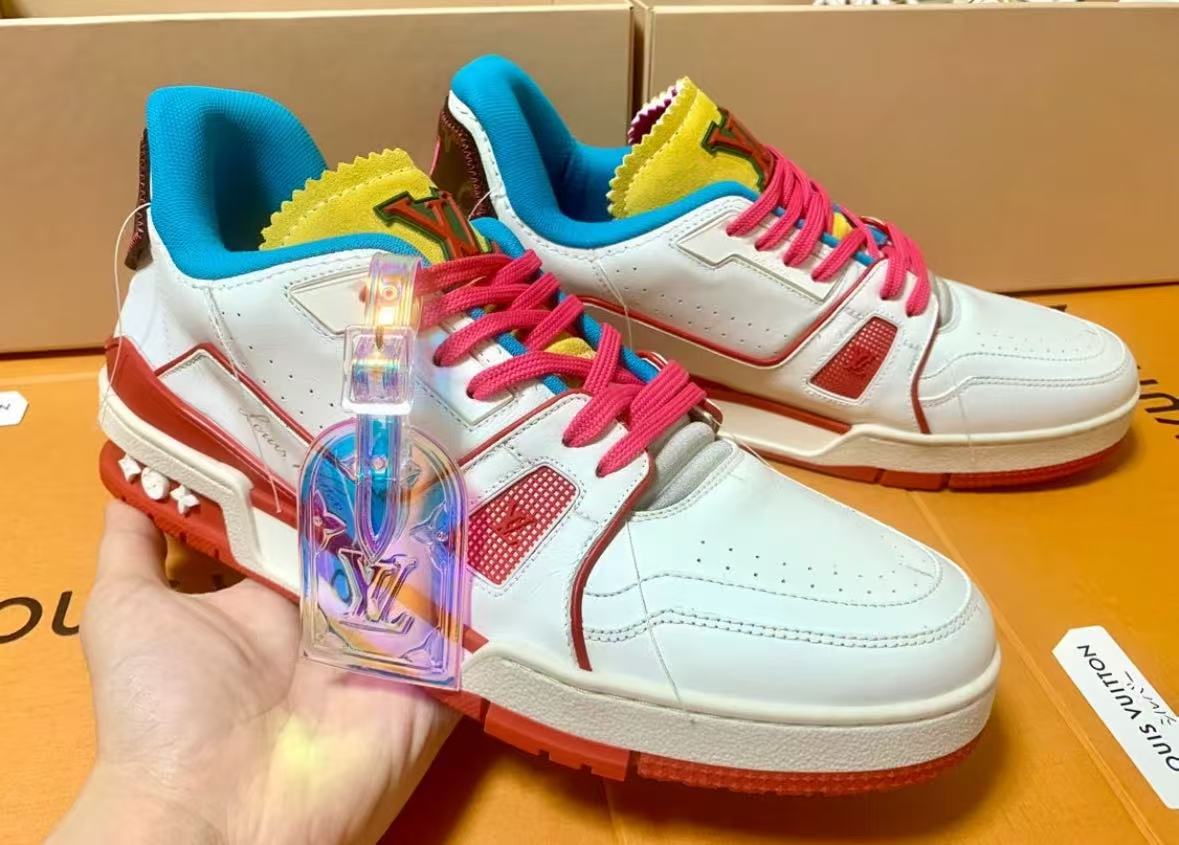 LOUIS VUITTON Trainer Yellow Blue  review Cathy