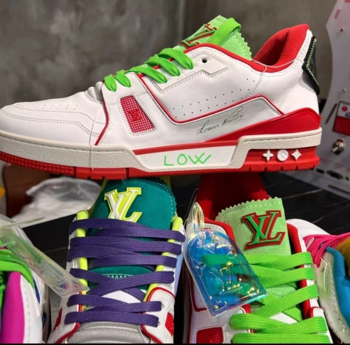 Louis Vuitton Trainer Neon Red MS0241 review 