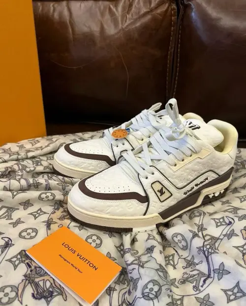 Louis Vuitton by Tyler, the Creator LV Trainer White Mocha review 