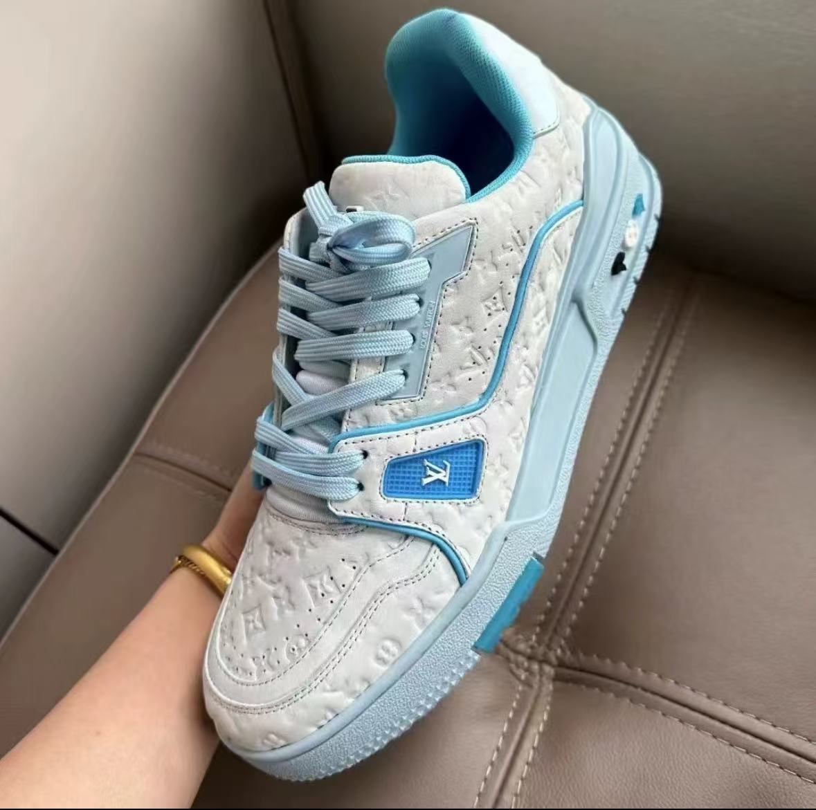 Louis Vuitton by Tyler, the Creator LV Trainer Blue review en