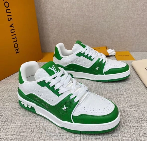 Louis Vuitton Trainer #54 Signature Green White 1AANG3  review 