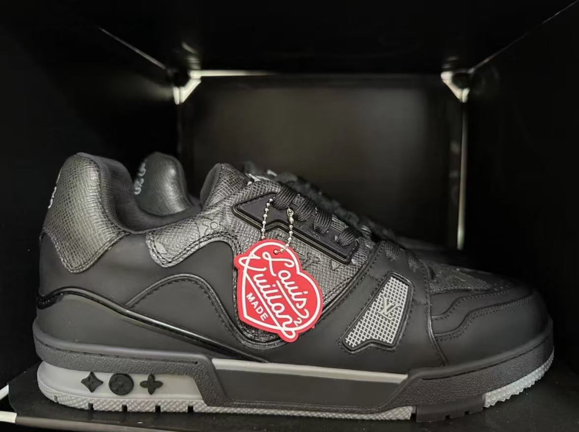Louis Vuitton LV Trainer x Nigo Black Denim 1A9IPX review Arlen