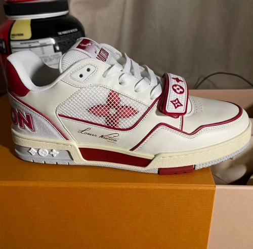 Louis Vuitton Trainer Red Mesh 1A98VL  review 