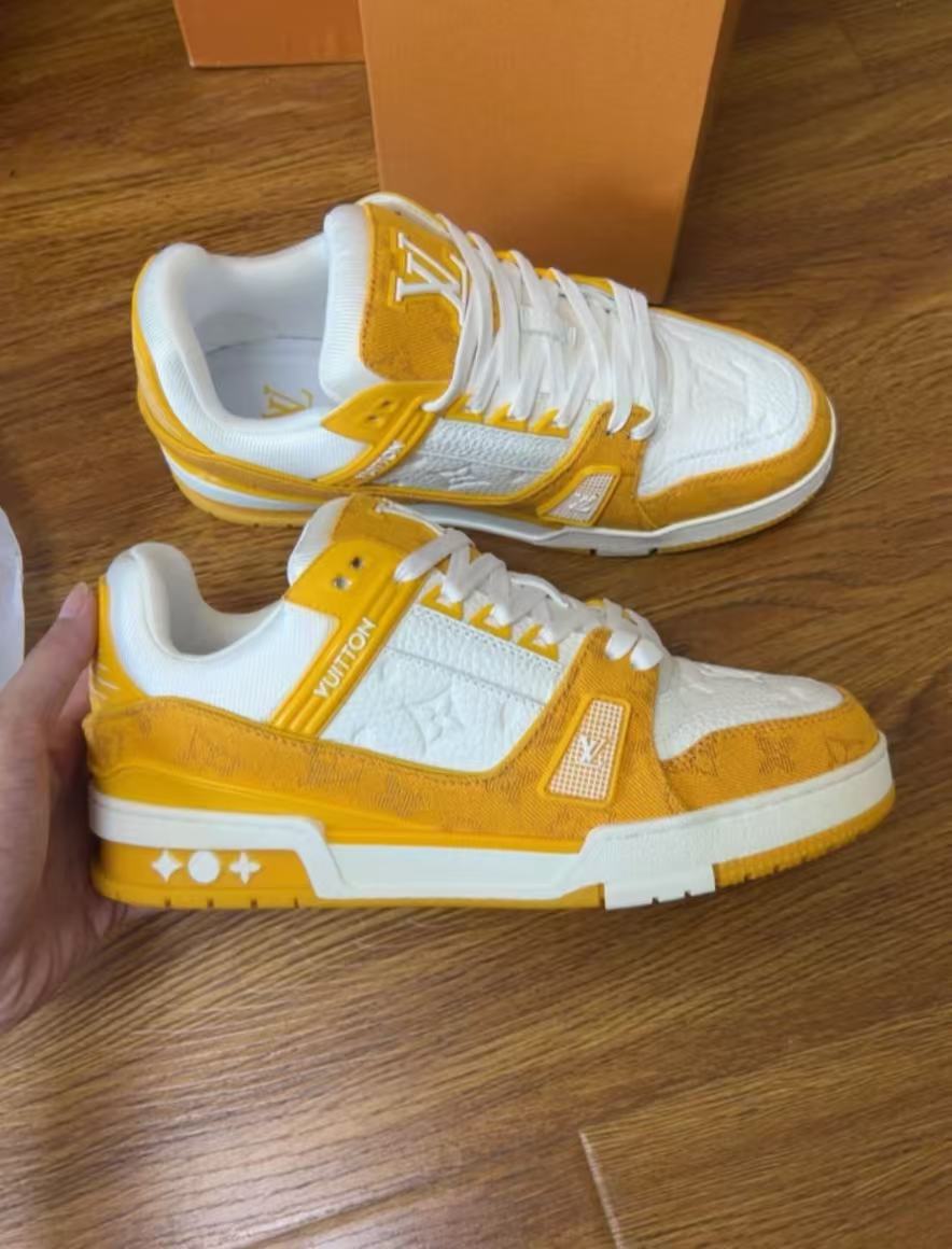 Louis Vuitton Trainer Yellow   review ance