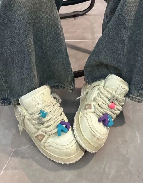 Louis Vuitton LV Trainer Maxi White  1AB8RK  review 