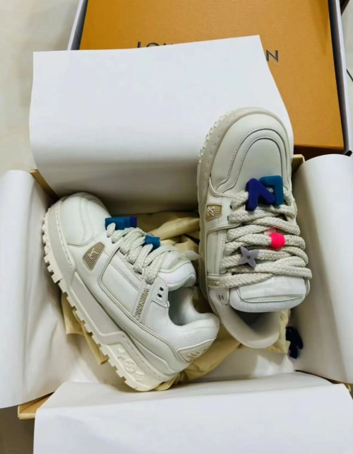 Louis Vuitton LV Trainer Maxi White  1AB8RK  review 