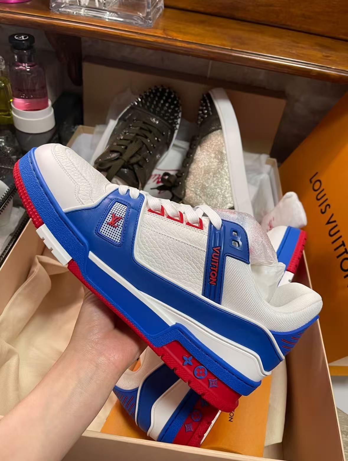 Louis Vuitton Trainer White Orange  review lvira