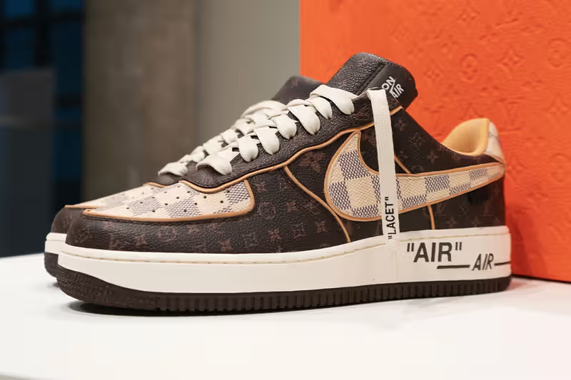 Louis Vuitton x Nike Air Force 1 Coffee review udo