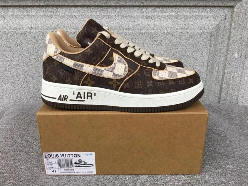 Louis Vuitton x Nike Air Force 1 Coffee review 