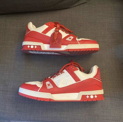 Louis Vuitton Trainer White Red review 0