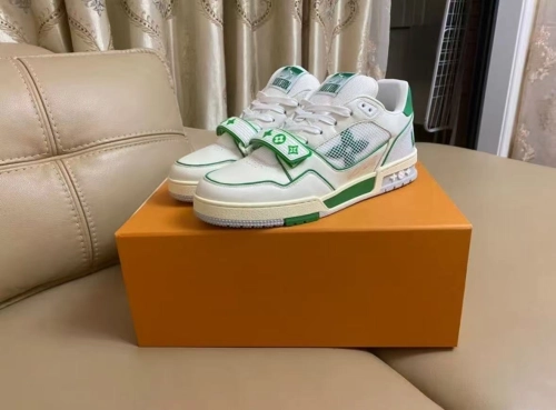 Louis Vuitton Trainer Green Mesh 1A98V1 review 