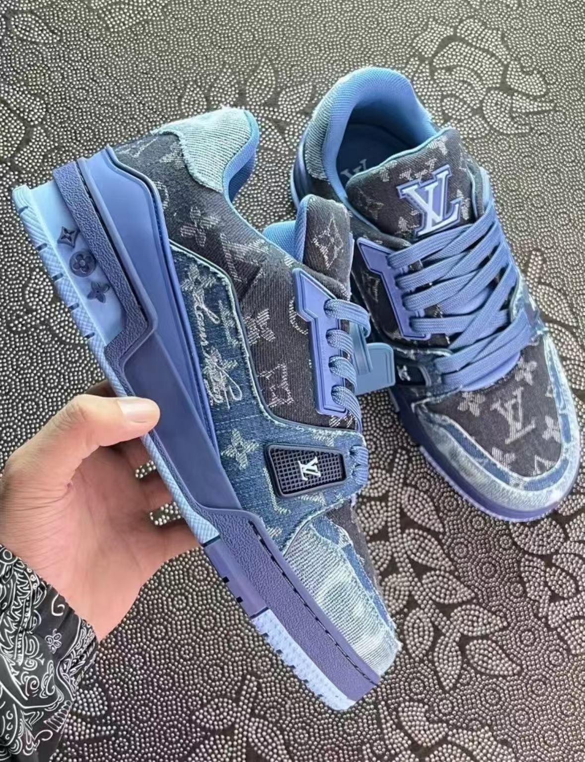  Louis Vuitton Trainer Blue review Jo