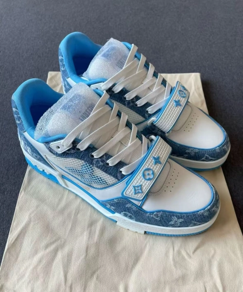 Louis Vuitton Trainer Monogram Denim 1A9ZIH review 