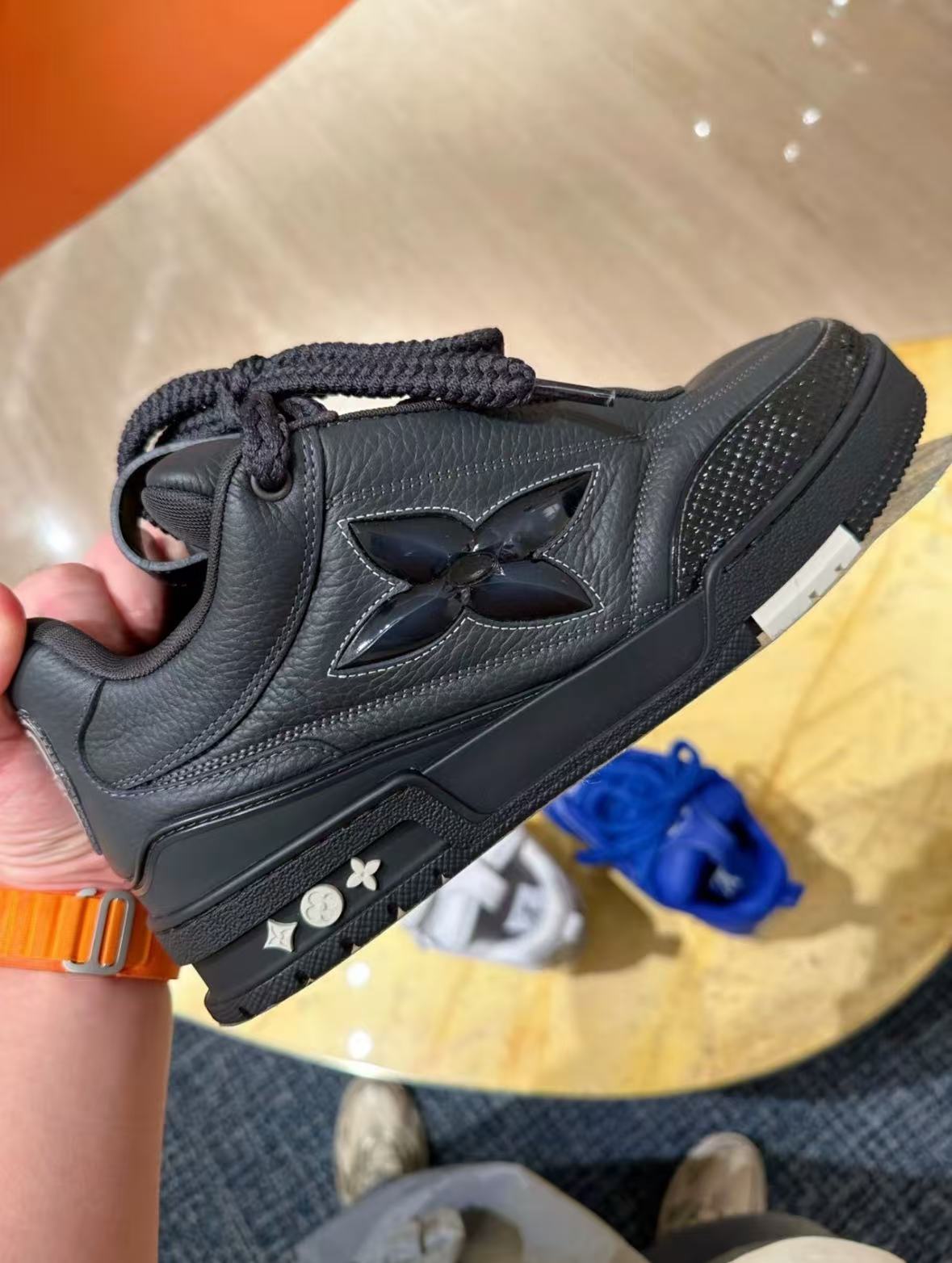 Louis Vuitton LV Skate Sneaker Black 1ABZ5D review rima