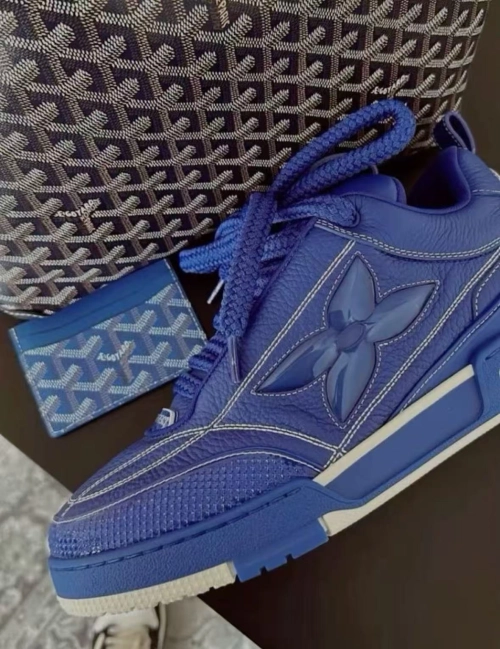 Louis Vuitton LV Skate Sneaker Blue 1ABZ71 review 