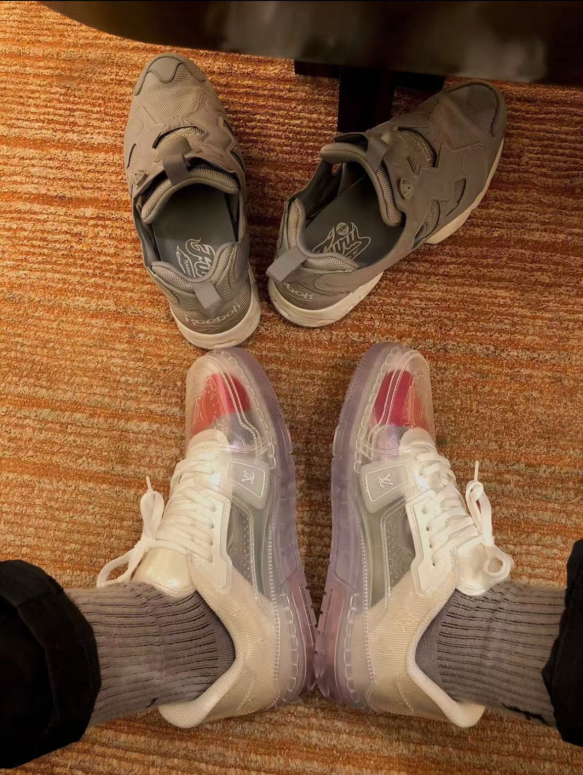 Louis Vuitton Trainer Silver White 1A9TR8 review ndy