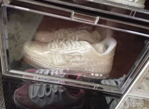 Louis Vuitton Trainer Silver White 1A9TR8 review 