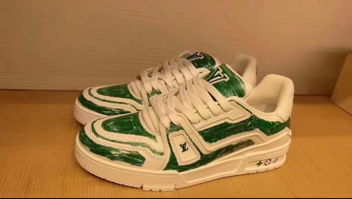 Louis Vuitton Trainer Colored-In Motif Green 1ABLWV review Jill