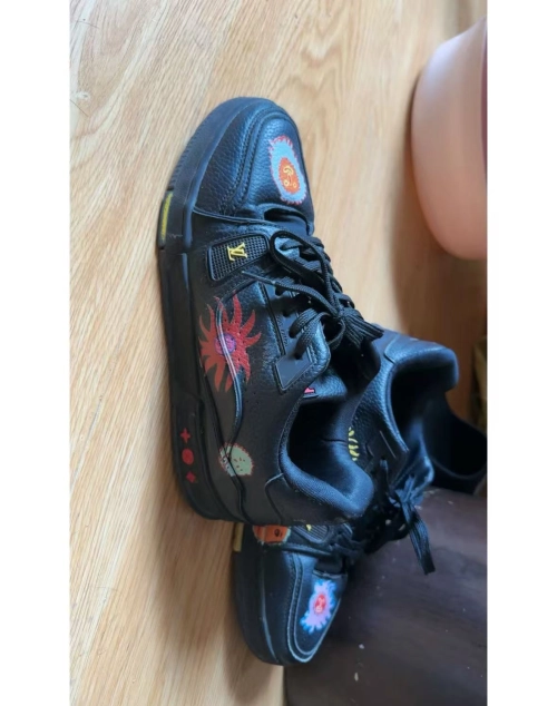 Louis Vuitton x Yayoi Kusama Trainer Black Print 1ABD2W review 