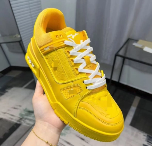 Louis Vuitton Trainer Yellow Embossed Monogram  1AARG0 review 