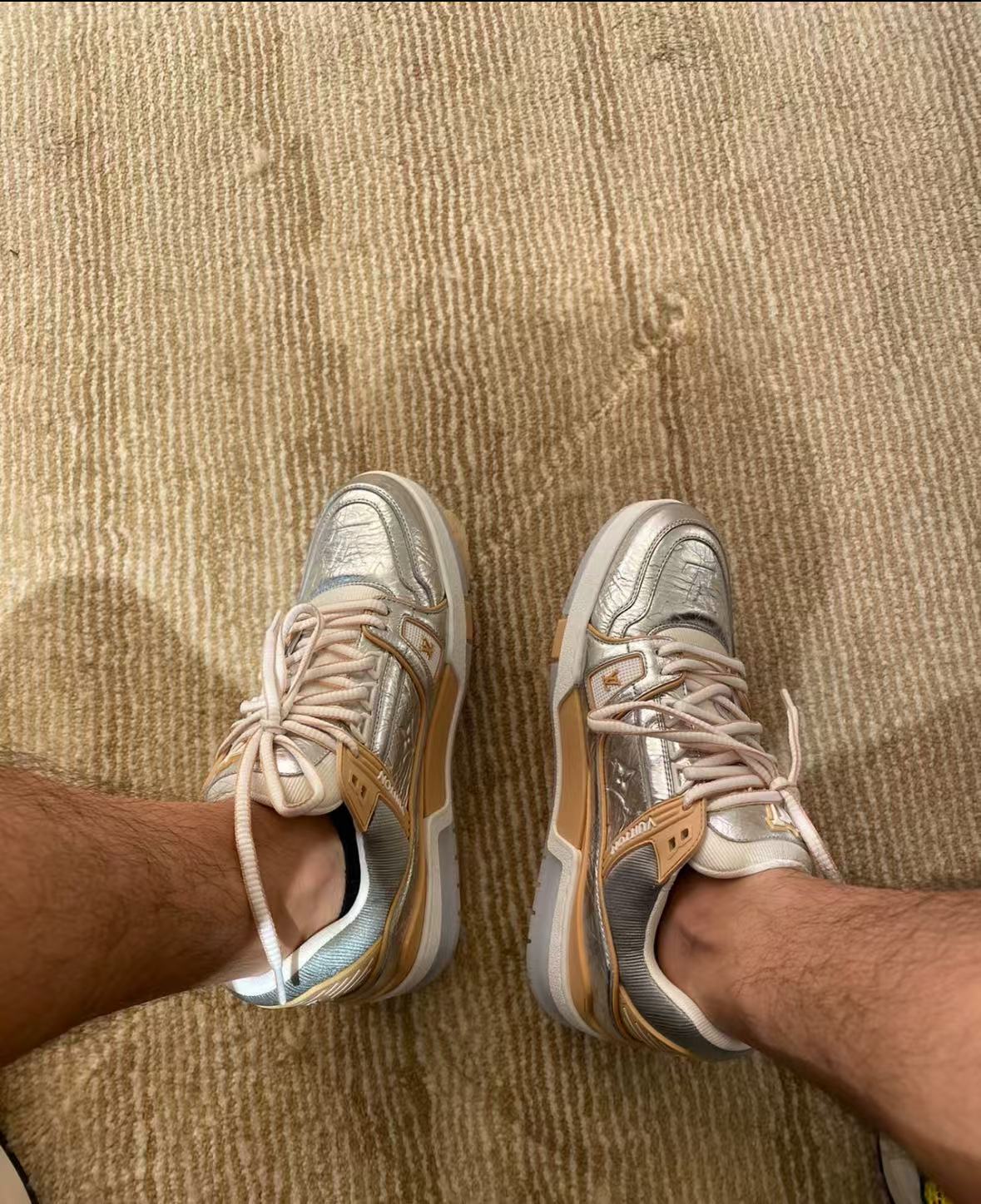 Louis Vuitton Trainer Sliver  review 0